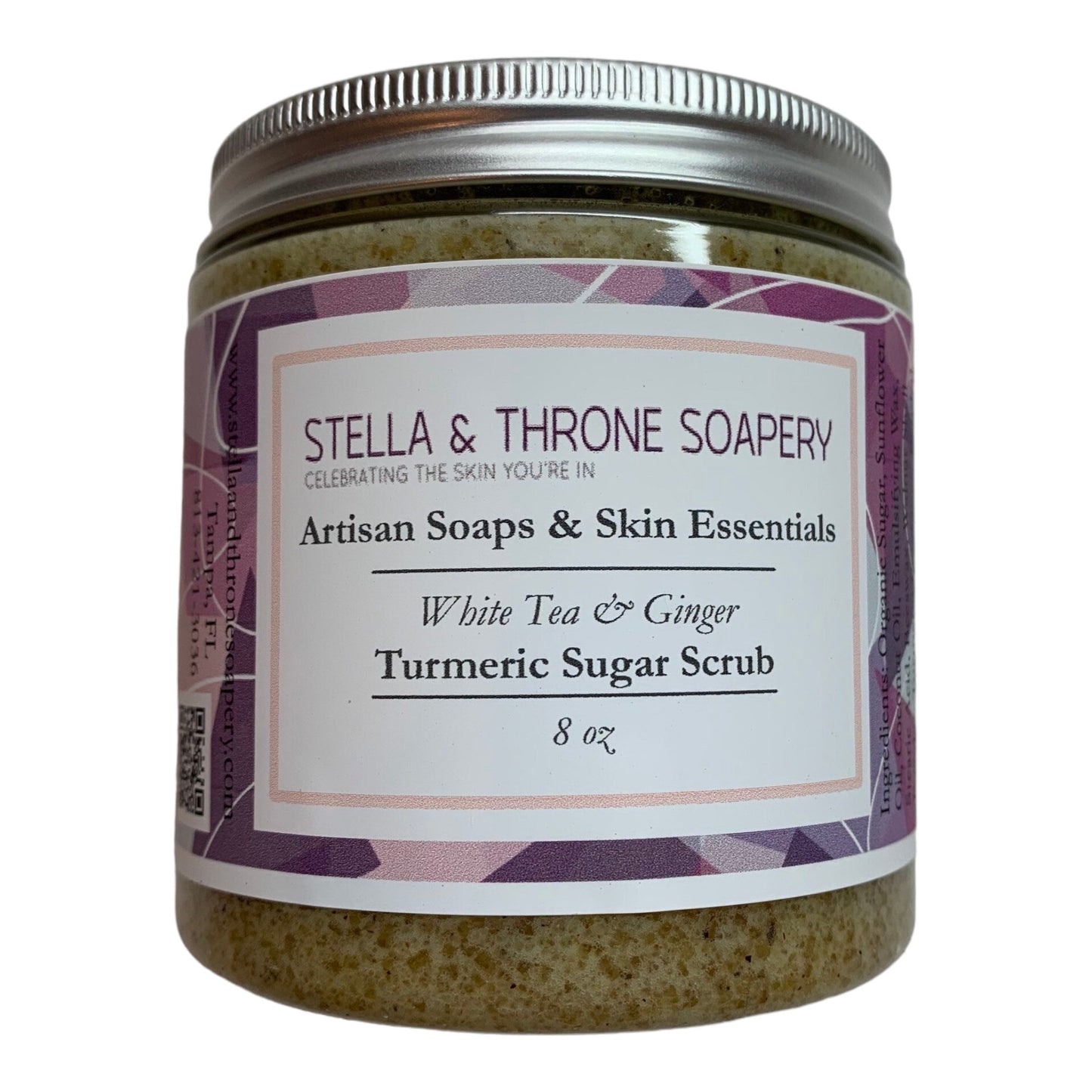Body Scrub: White Tea Ginger + Turmeric