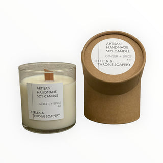 Soy Candle: Ginger + Spice
