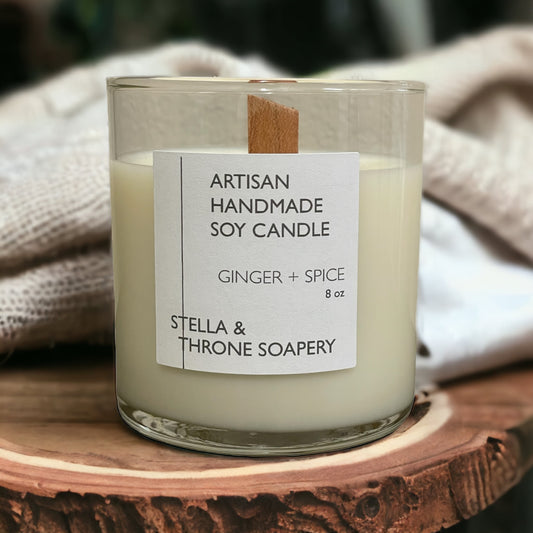 Soy Candle: Ginger & Spice