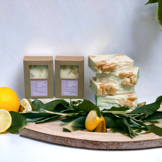 Artisan Soap Bar: Amber Lemon + Birch Bark