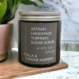 Body Scrub: White Tea Ginger + Turmeric